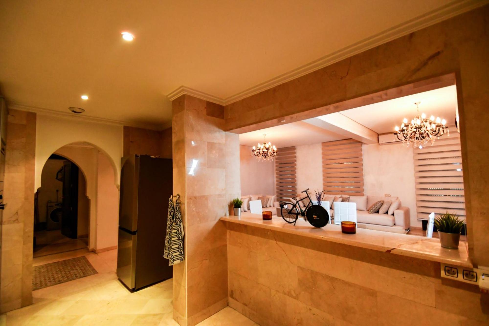 Appartement Haut Standing Gueliz Plaza Marrakesh Eksteriør billede