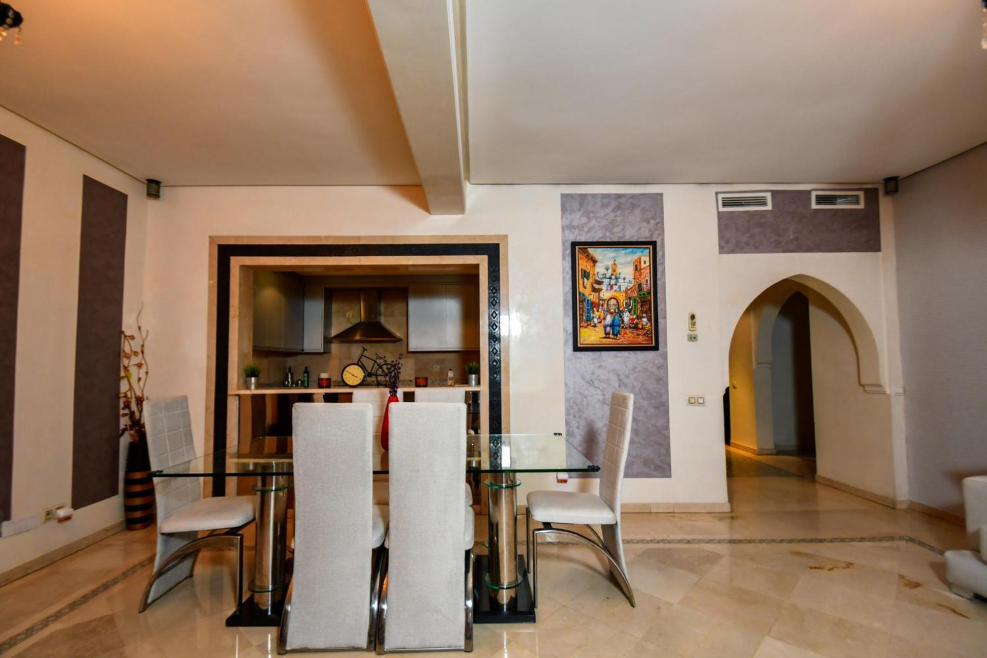 Appartement Haut Standing Gueliz Plaza Marrakesh Eksteriør billede