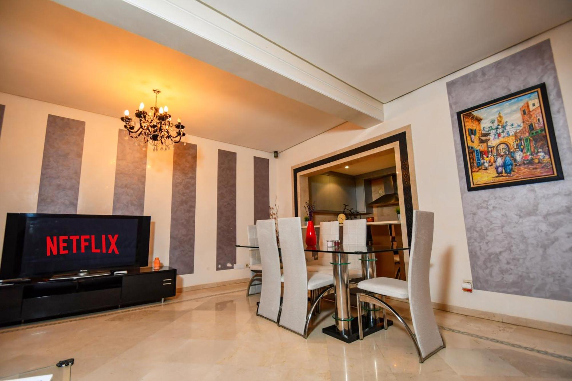 Appartement Haut Standing Gueliz Plaza Marrakesh Eksteriør billede