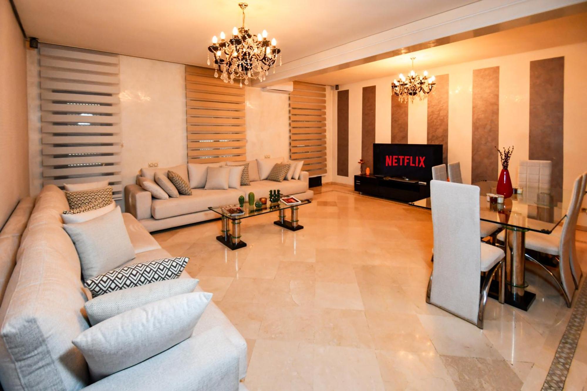 Appartement Haut Standing Gueliz Plaza Marrakesh Eksteriør billede